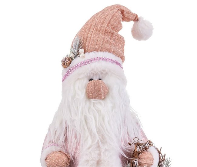 Conforama Adorno Navideño Multicolor Plástico Polyfoam Tejido 23 X 20 X 52 Cm