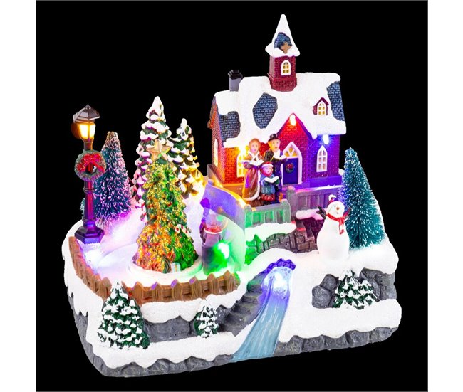 Conforama Adorno Navideño Multicolor Poliresina 20 5 X 15 X 16 3 Cm