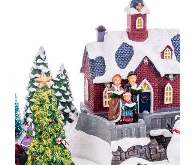 Conforama Adorno Navideño Multicolor Poliresina 20 5 X 15 X 16 3 Cm