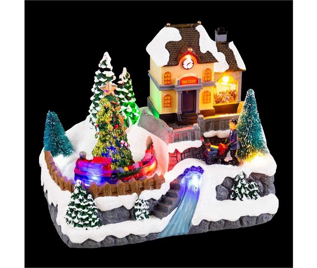 Conforama Adorno Navideño Multicolor Poliresina 20 5 X 15 X 16 3 Cm