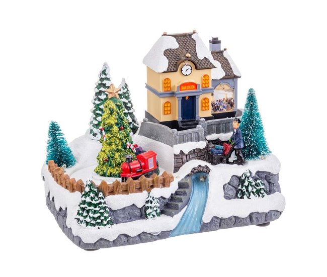 Conforama Adorno Navideño Multicolor Poliresina 20 5 X 15 X 16 3 Cm