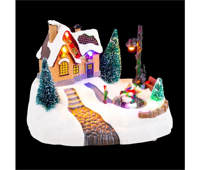 Conforama Adorno Navideño Multicolor Poliresina 20 X 14 X 15 Cm