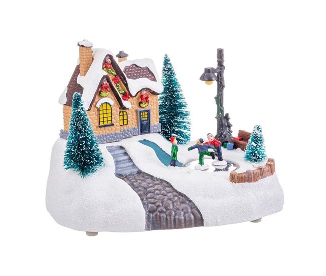 Conforama Adorno Navideño Multicolor Poliresina 20 X 14 X 15 Cm