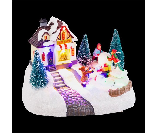 Conforama Adorno Navideño Multicolor Poliresina 20 X 14 X 15 Cm