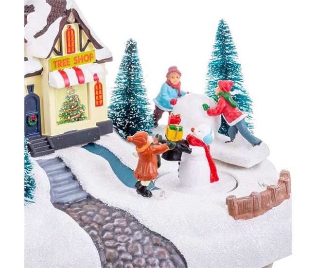 Conforama Adorno Navideño Multicolor Poliresina 20 X 14 X 15 Cm