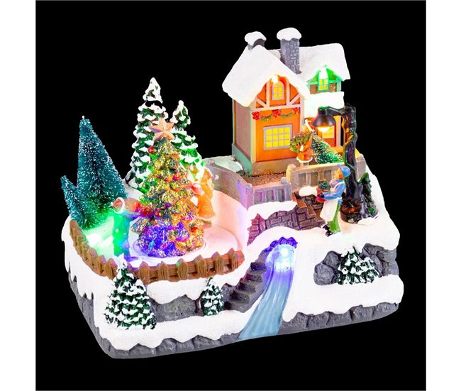 Conforama Adorno Navideño Multicolor Poliresina Navidad 20 5 X 15 X 16 3 Cm
