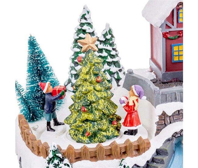 Conforama Adorno Navideño Multicolor Poliresina Navidad 20 5 X 15 X 16 3 Cm