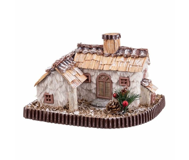 Conforama Adorno Navideño Multicolor Polyfoam Casa 26 X 18 5 X 16 Cm