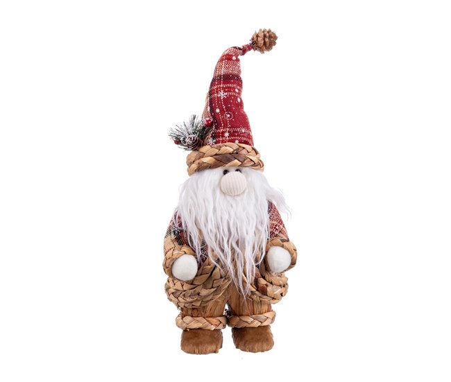 Conforama Adorno Navideño Multicolor Polyfoam Tejido Papá Noel 14 x 13 x 36 cm