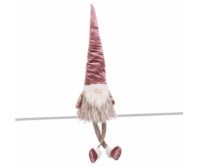 Conforama Adorno Navideño Multicolor Rosa Arena Tejido 25 X 17 X 89 Cm