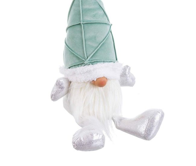 Conforama Adorno Navideño Multicolor Turquesa Arena Tejido 18 X 13 X 47 Cm