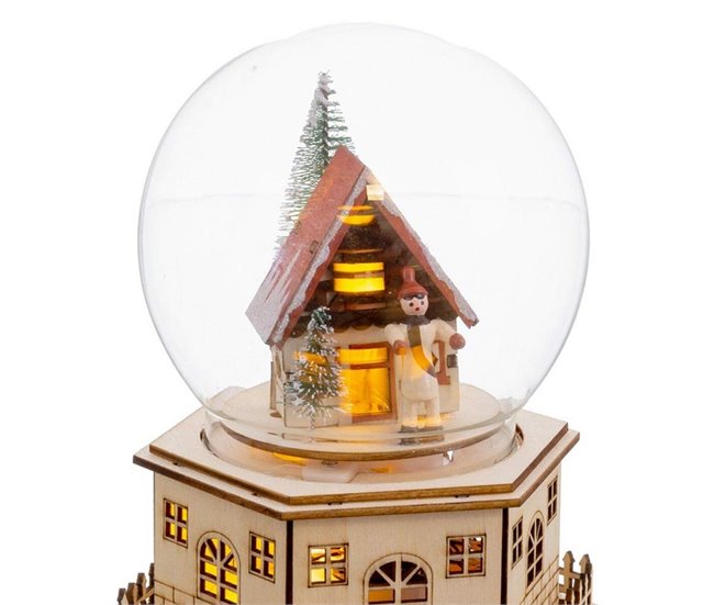 Conforama Adorno Navideño Natural Madera 15 X 13 X 17 Cm