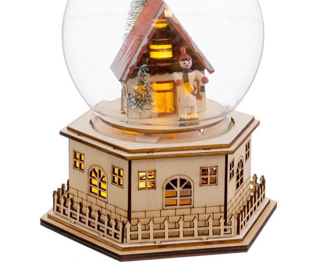 Conforama Adorno Navideño Natural Madera 15 X 13 X 17 Cm