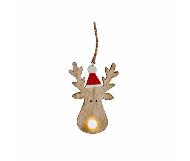 Conforama Adorno Navideño Reno Marrón Madera 7 5 X 2 5 X 17 Cm (24 Unidades)