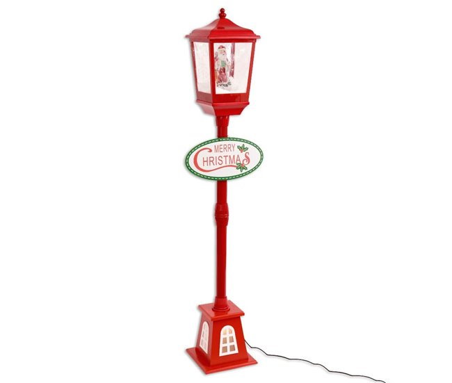 Conforama Adorno Navideño Rojo Multicolor Madera Resina Navidad 135 cm