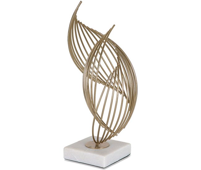 Conforama Adorno Presume De Casa Eclipse17*34*13doradohierro Y Marmol