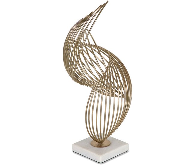 Conforama Adorno Presume De Casa Eclipse18*37*15doradohierro Y Marmol