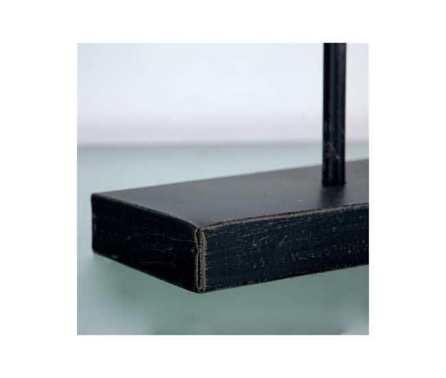 Conforama Adorno Presume De Casa Etnica30*40*8blanco/negrometal