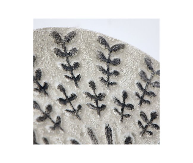 Conforama Adorno Presume De Casa Etnica30*40*8blanco/negrometal