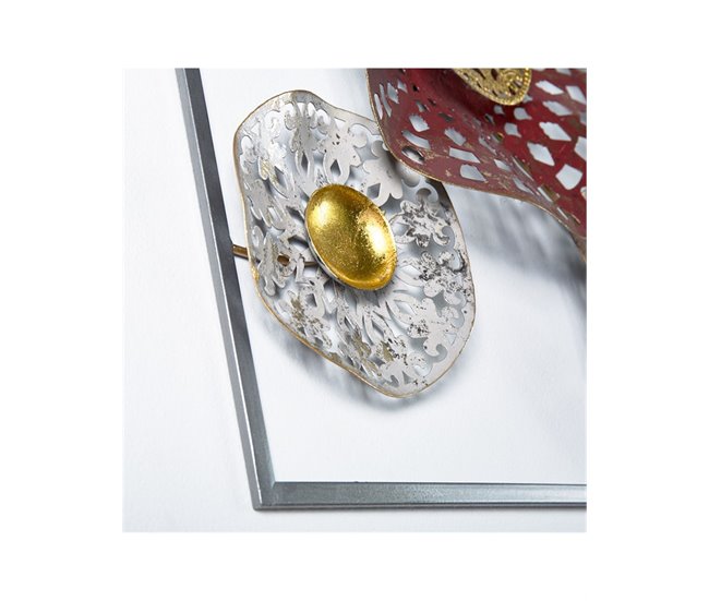 Conforama Adorno Presume De Casa Michela50*50*6.25plata/multicolormetal