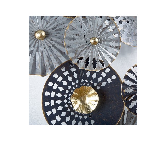 Conforama Adorno Presume De Casa Nerea88*48*6.9plata/negrometal