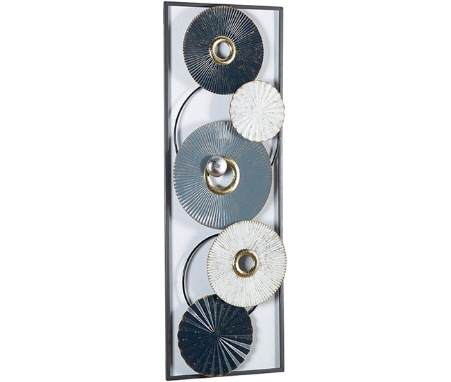 Conforama Adorno Presume De Casa Norma30.5*88*4plata/negro/beigemetal