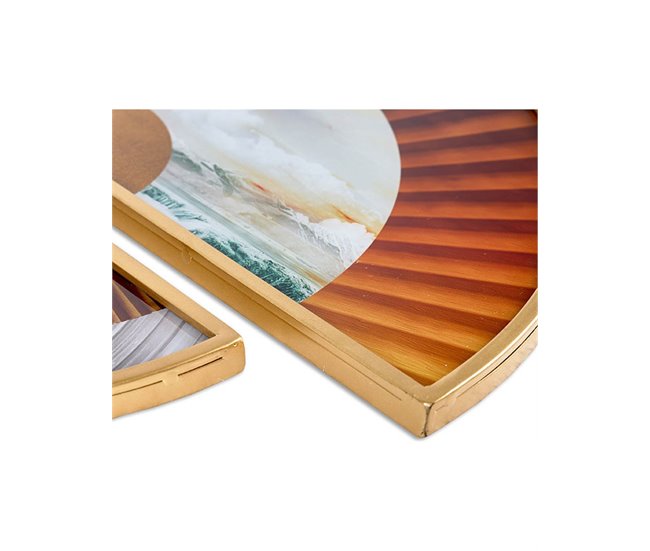 Conforama Adorno Presume De Casa Sid 26*52*2 Doradoblanco Metal/lamina
