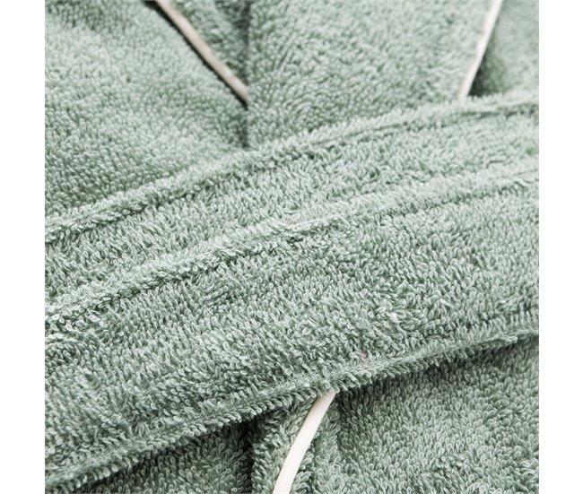 Conforama ALBORNOZ L/XL 420GSM 100% ALGODON C/ LOGO BORDADO VERDE CORE BENETTON