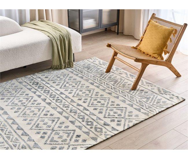 Conforama Alfombra 160 X 230 Cm Beige Y Gris ASPANI