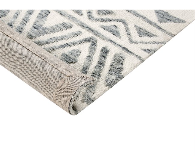 Conforama Alfombra 160 X 230 Cm Beige Y Gris ASPANI