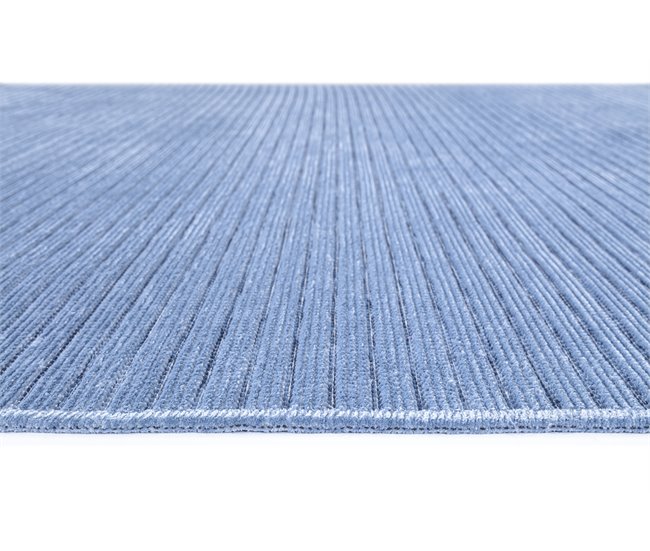 Conforama Alfombra Algodón RIVA 120x170cm Color Azul