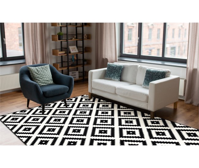 Conforama Alfombra BCF Morad RUTA Diamantes Geométrico - / 200x300 Cm