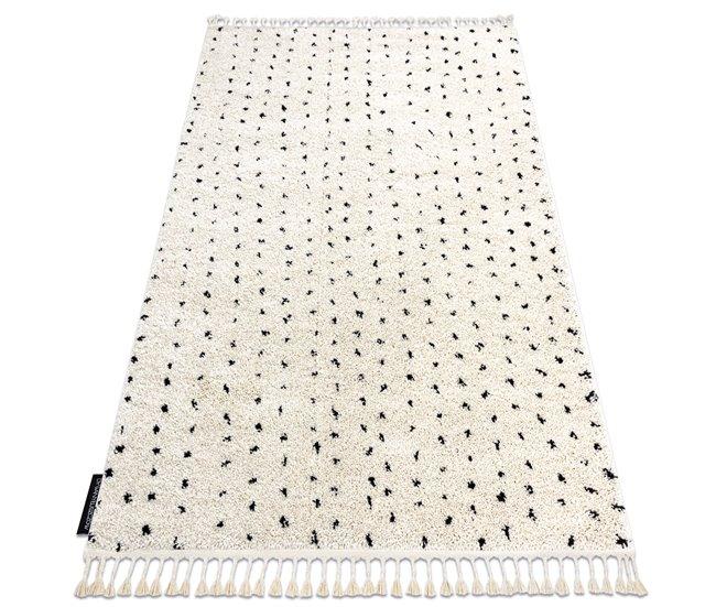 Conforama Alfombra BERBER SYLA B752 puntos Franjas Bereber Marroquí Shaggy 80x150 cm
