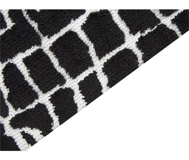 Conforama Alfombra Blanca Y Negra 300 X 400 Cm PUNGE