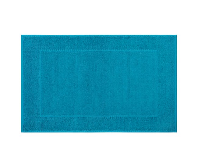 Conforama Alfombra de baño de rizo calidad 755 gramos M/Luxury 50x80cm Azul