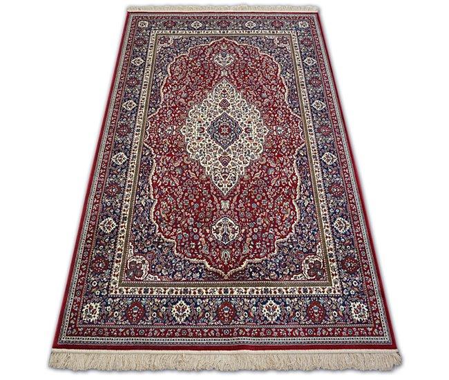 Conforama Alfombra de jacquard WINDSOR 12808 Rosetón Franjas Tradicional 120x170 cm