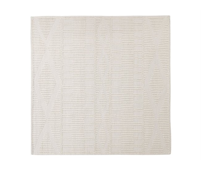 Conforama Alfombra De Lana Beige Claro 200 X 200 Cm LAPSEKI