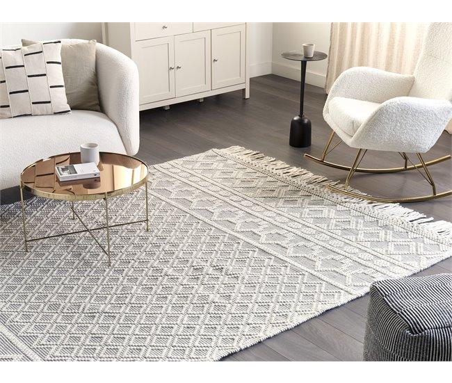 Conforama Alfombra De Lana Beige/gris 200 X 300 Cm SOLHAN