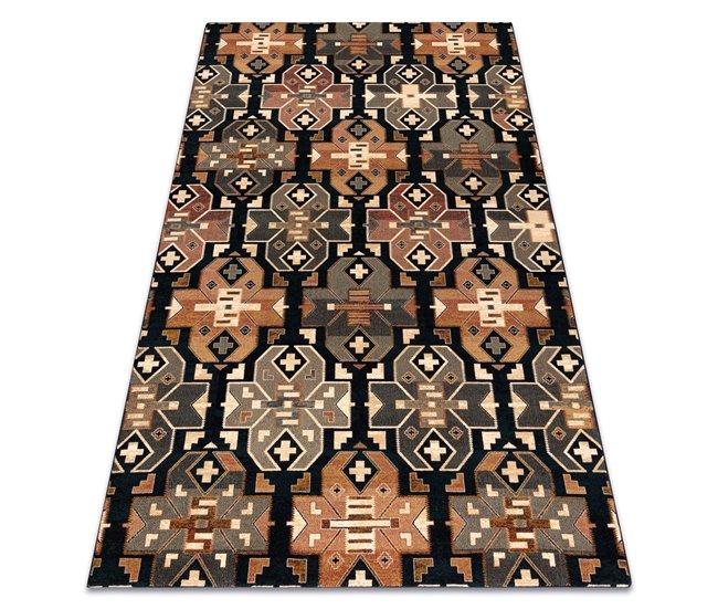 Conforama Alfombra de lana SUPERIOR DIAS Étnico oscuro 235x350 cm
