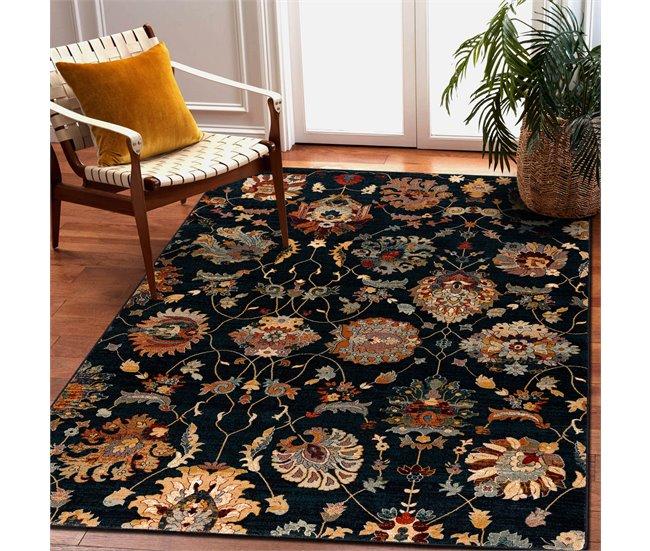 Conforama Alfombra De Lana SUPERIOR LATICA Oscuro 135x200 Cm
