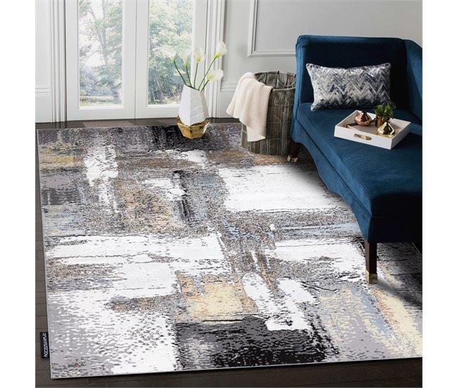 Conforama Alfombra DE LUXE Moderna 633 Abstracción - Structural / 120x170 Cm