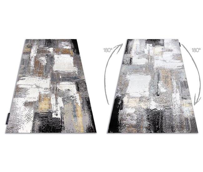 Conforama Alfombra DE LUXE Moderna 633 Abstracción - Structural / 120x170 Cm