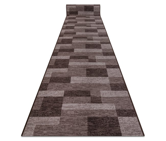 Conforama Alfombra de pasillo con refuerzo de goma ICONA 120cm 120x590 cm