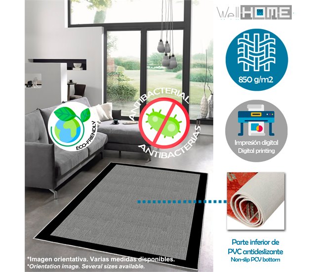 Conforama Alfombra De Poliester Estampada 160 X 230Cm