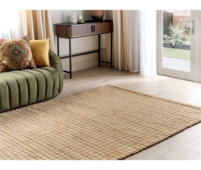Conforama Alfombra De Yute 160 X 230 Cm Beige ARAPTEPE