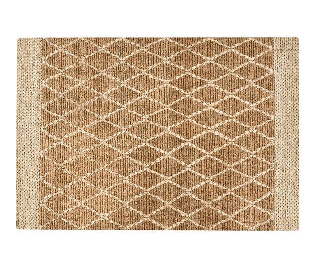 Conforama Alfombra de yute 160 x 230 cm beige ZORAVA