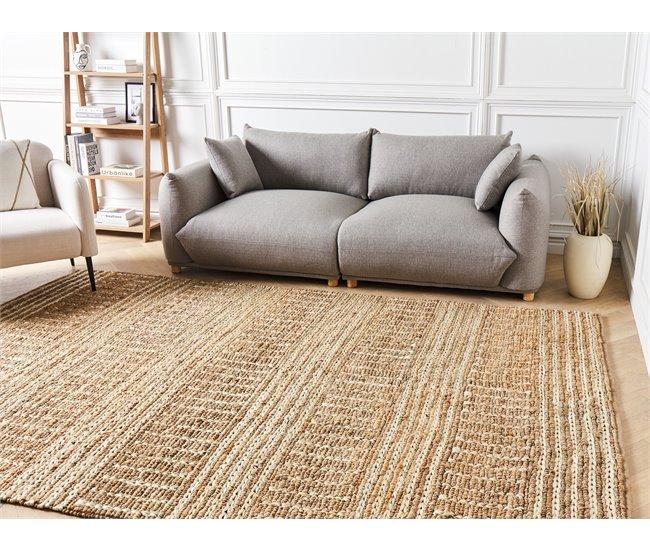 Conforama Alfombra De Yute 200 X 300 Cm Beige KAMBERLI