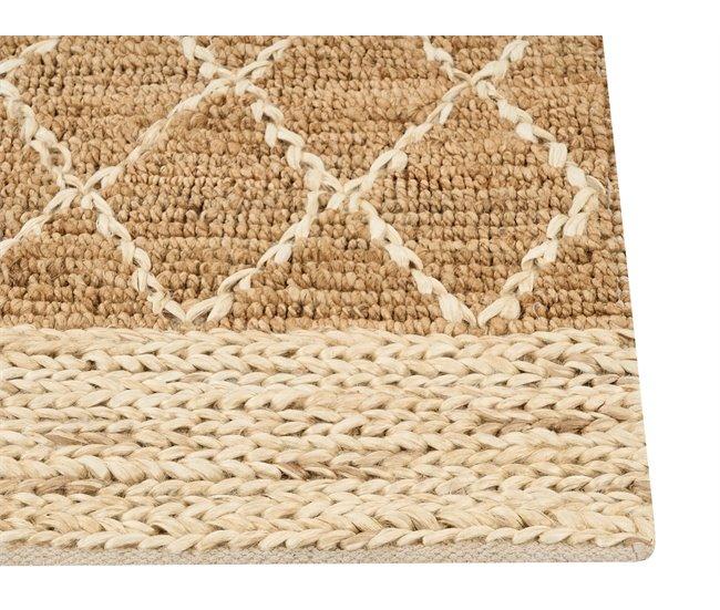 Conforama Alfombra De Yute 200 X 300 Cm Beige ZORAVA