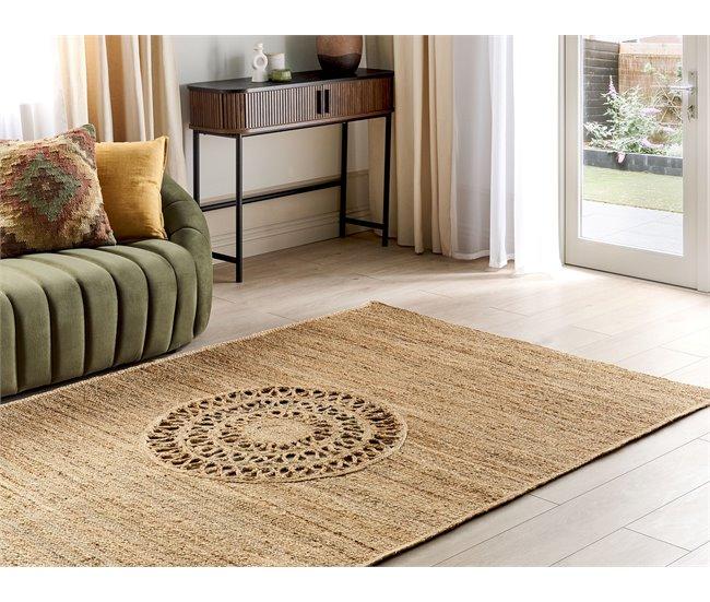 Conforama Alfombra De Yute Beige 160 X 230 Cm BOGAZOREN