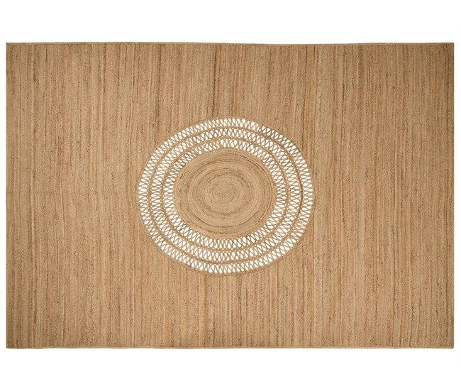Conforama Alfombra De Yute Beige 160 X 230 Cm BOGAZOREN